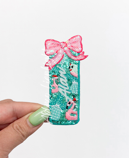 Alani Winter Wonderland Energy Drink Sequin Patch