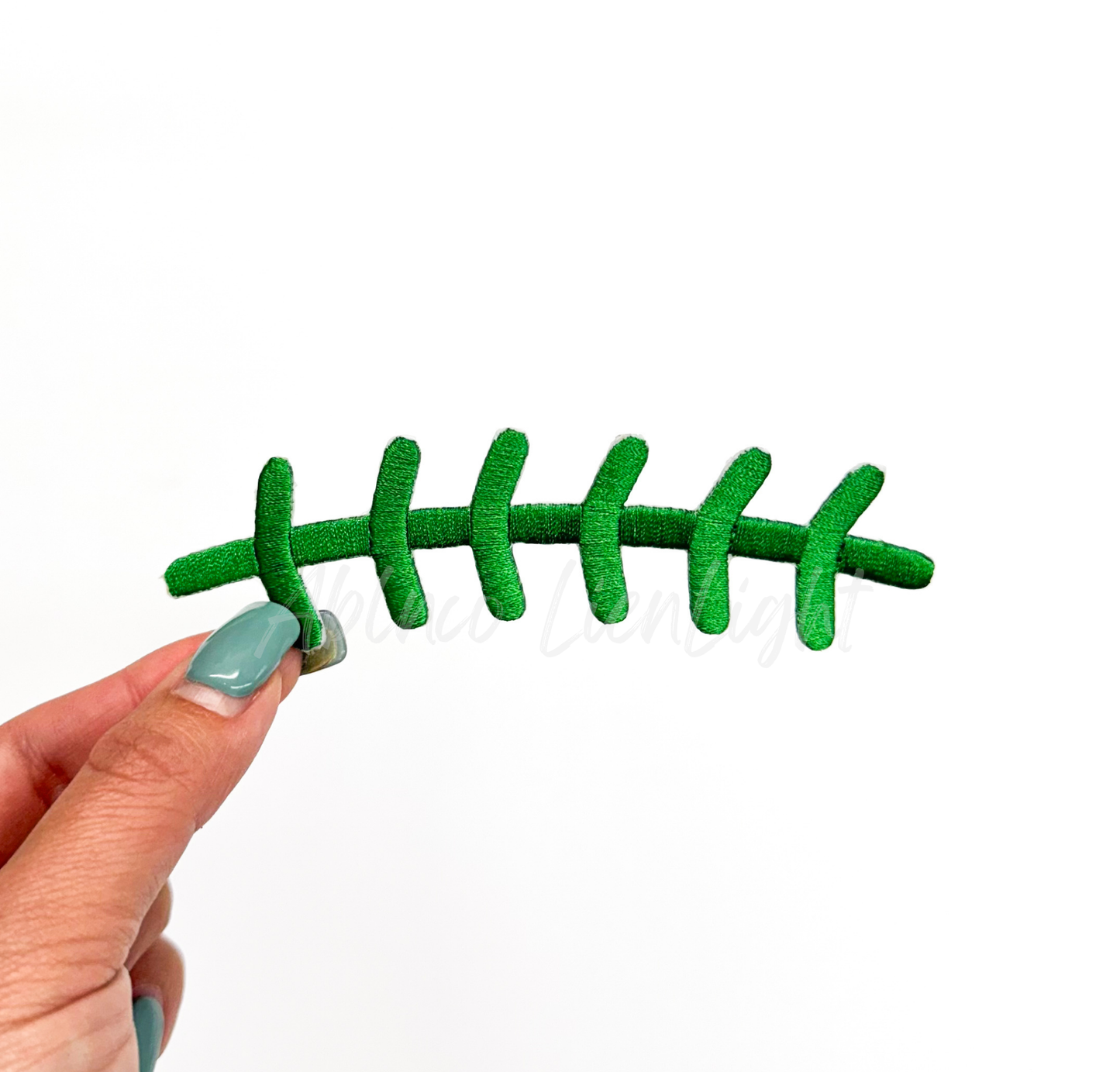 Football Laces Embroidery Patch