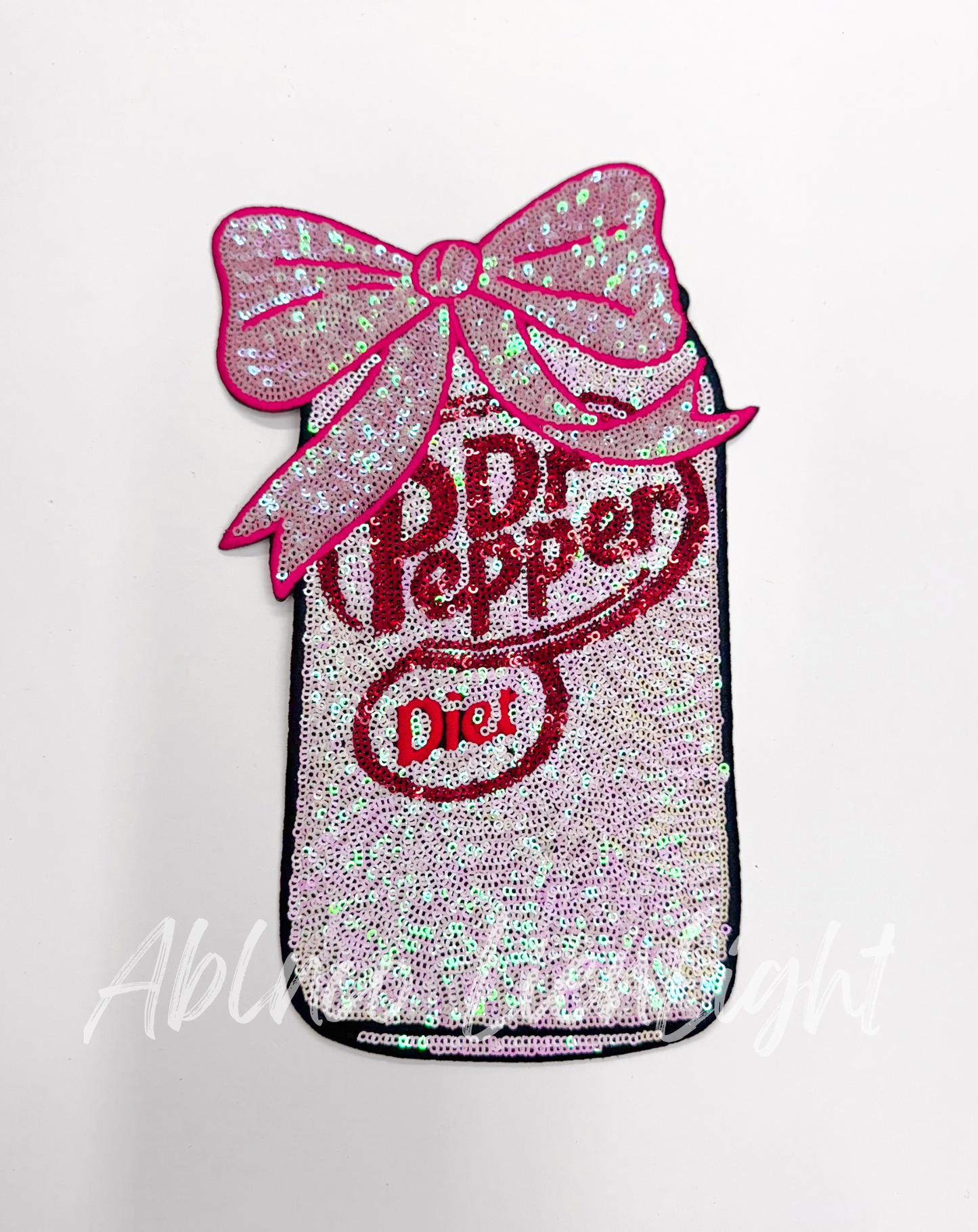 Diet Dr Pepper Sequins Patch - Large