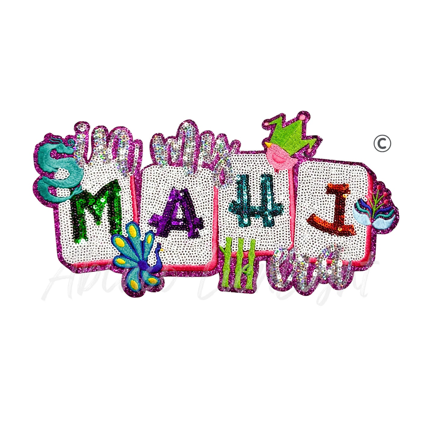 In My Mahjong Era Sequin Patch - Large