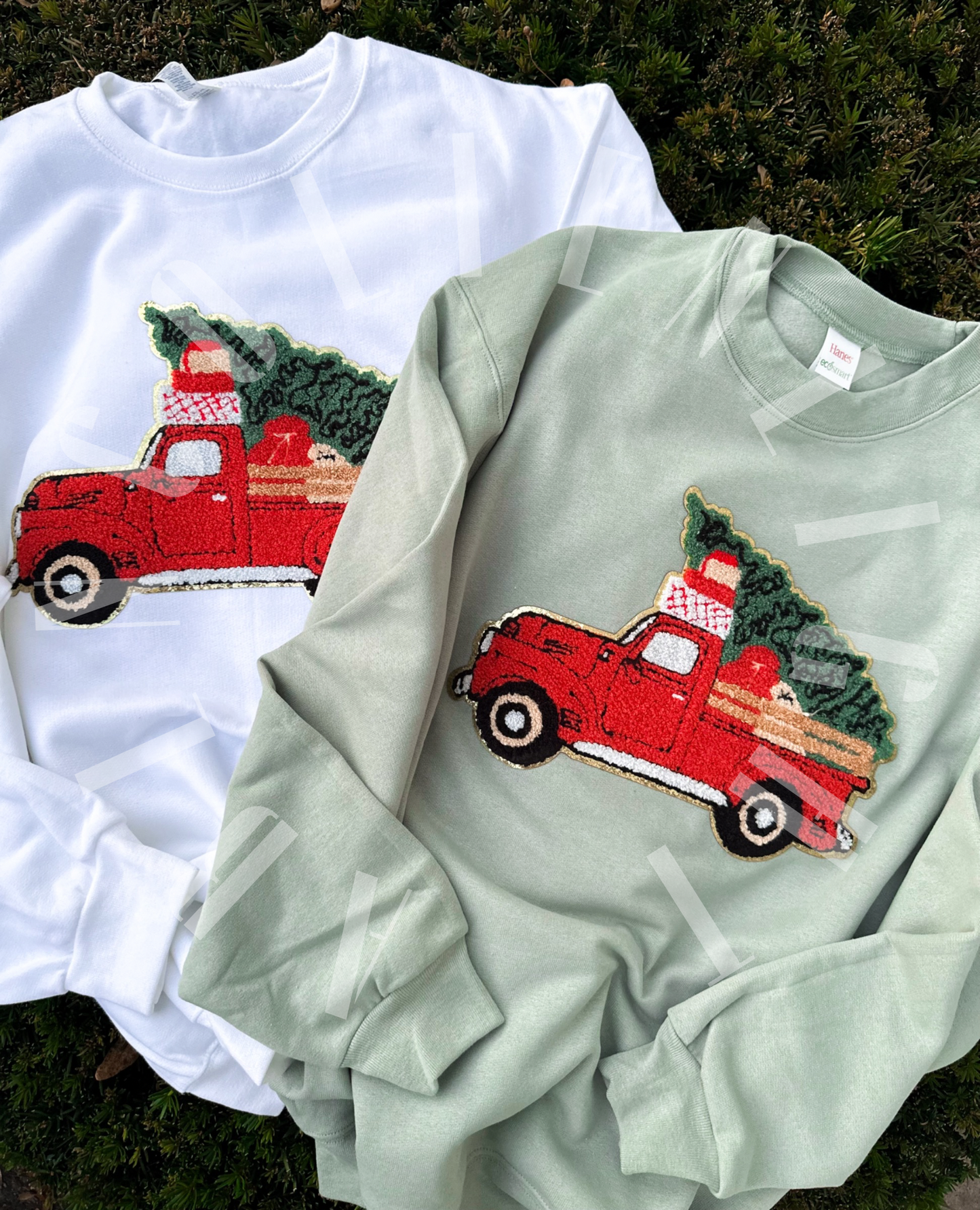 Vintage Christmas Truck Patch