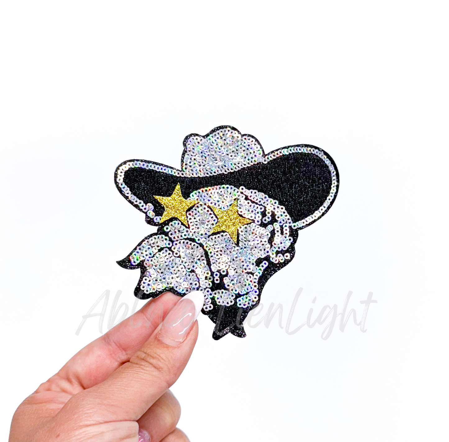 Rebel Mascot Gameday Sequin Patch - Small