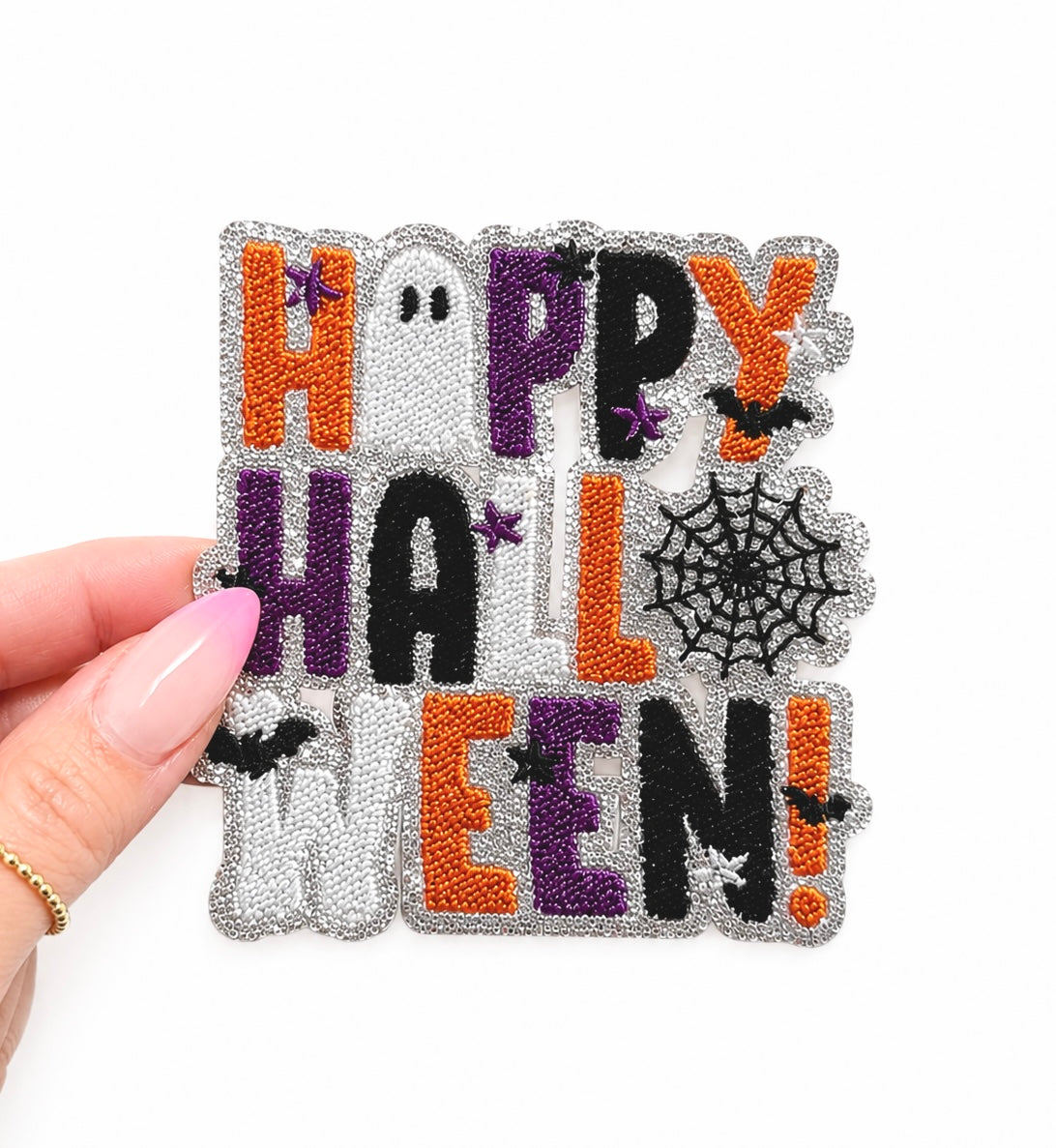 Happy Halloween Embroidery Patch