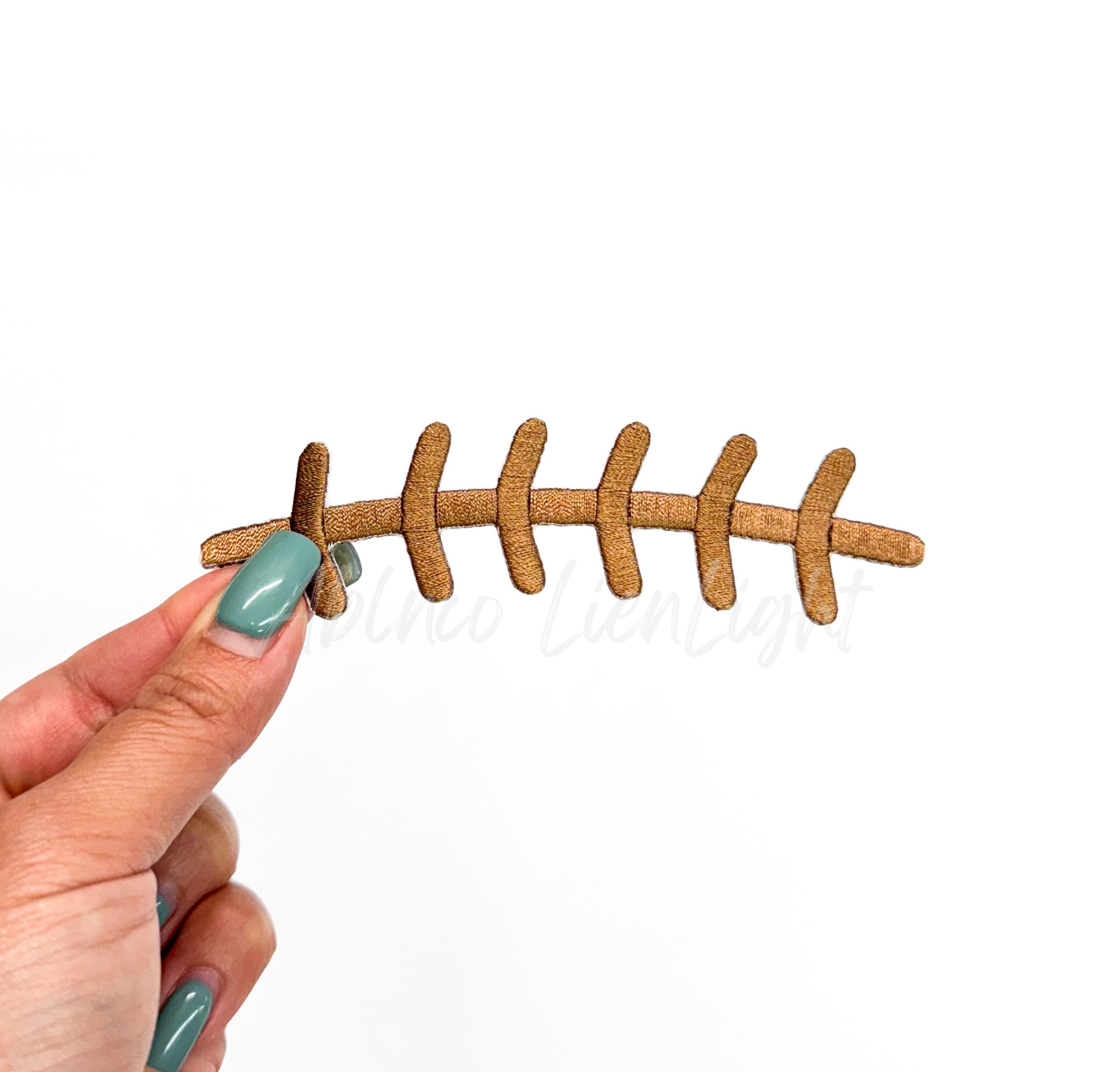 Football Laces Embroidery Patch