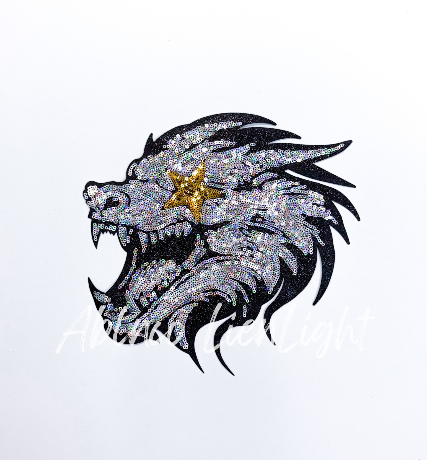 Dragon Mascot Gameday Sequin Patch