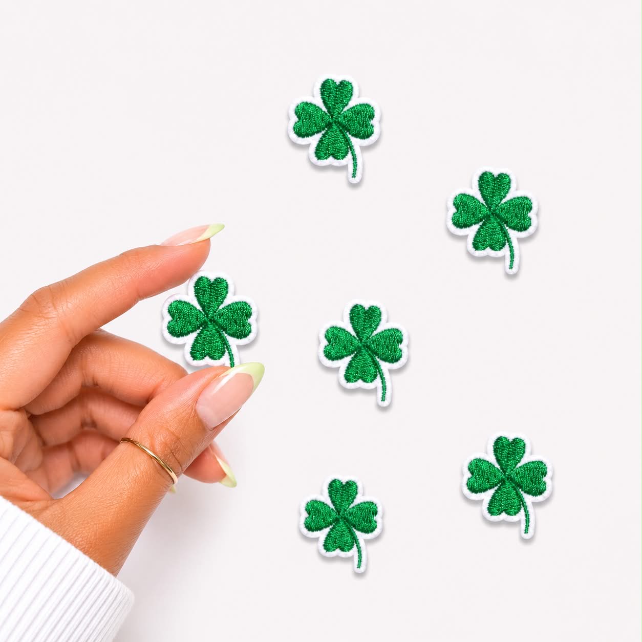 Mini Clover Embroidered Patch