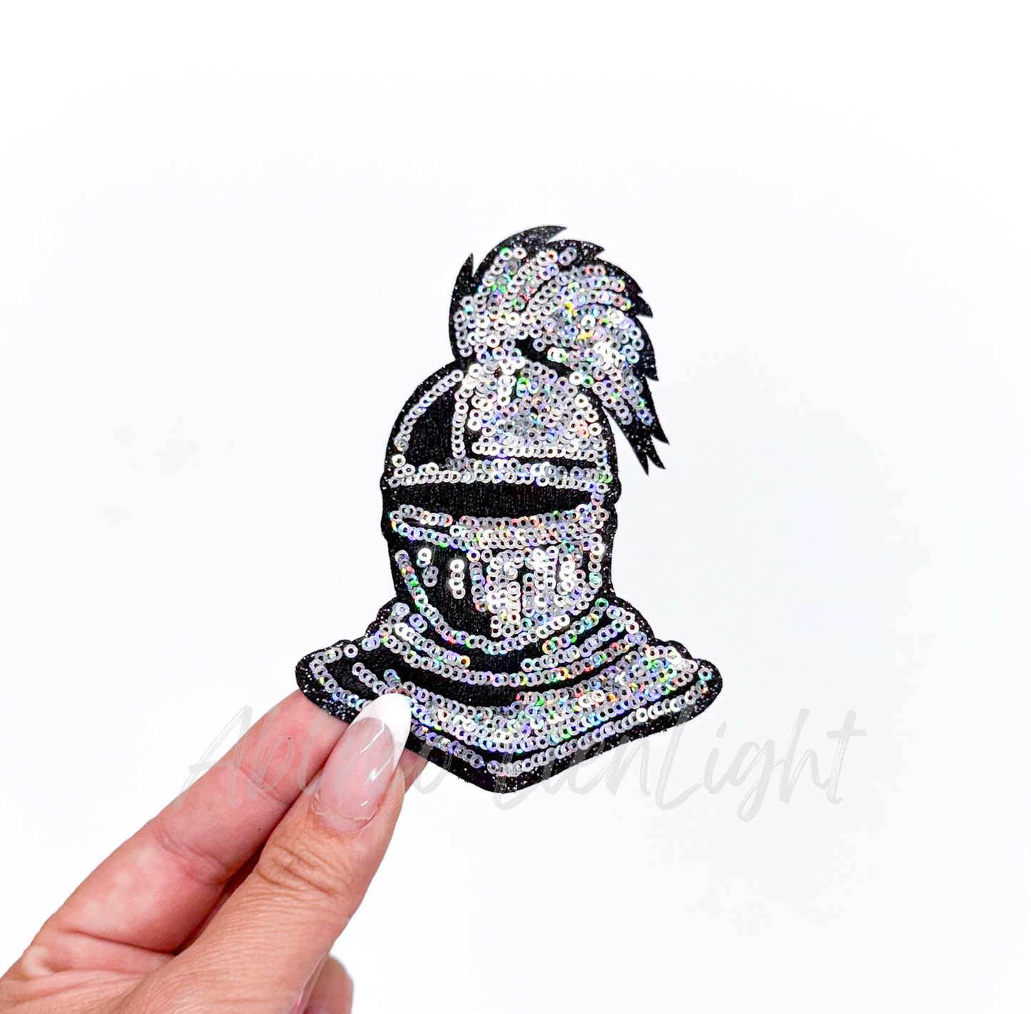 Knight Mascot Gameday Sequin Patch - Small