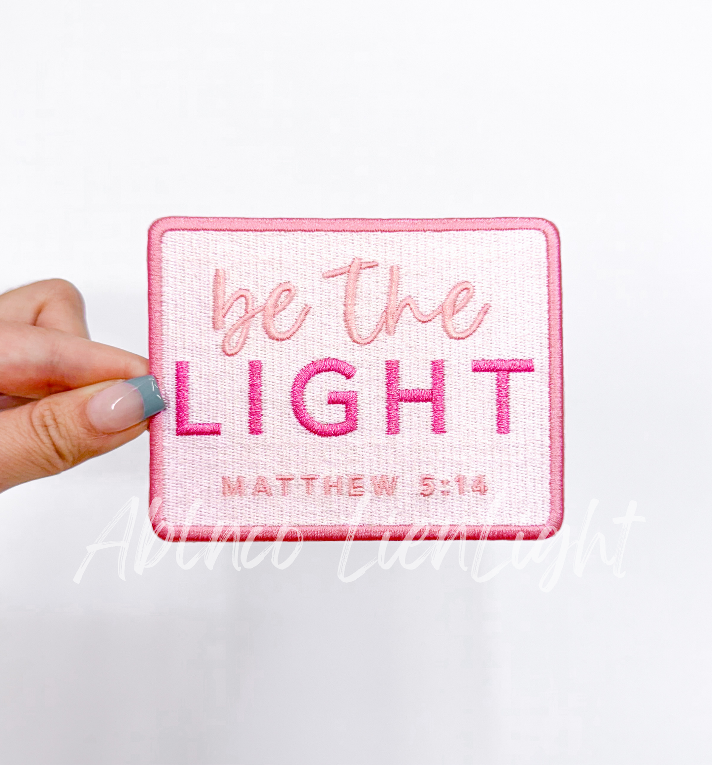 Be the Light Matthew 5:14 Embroidery Patch