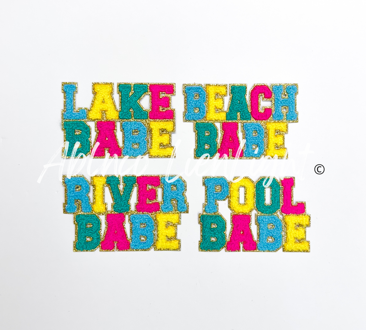 Beach Babe Summer Chenille Patch