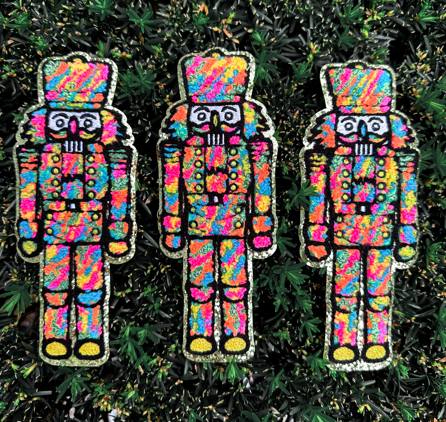 Rainbow Nutcracker Trio Patch