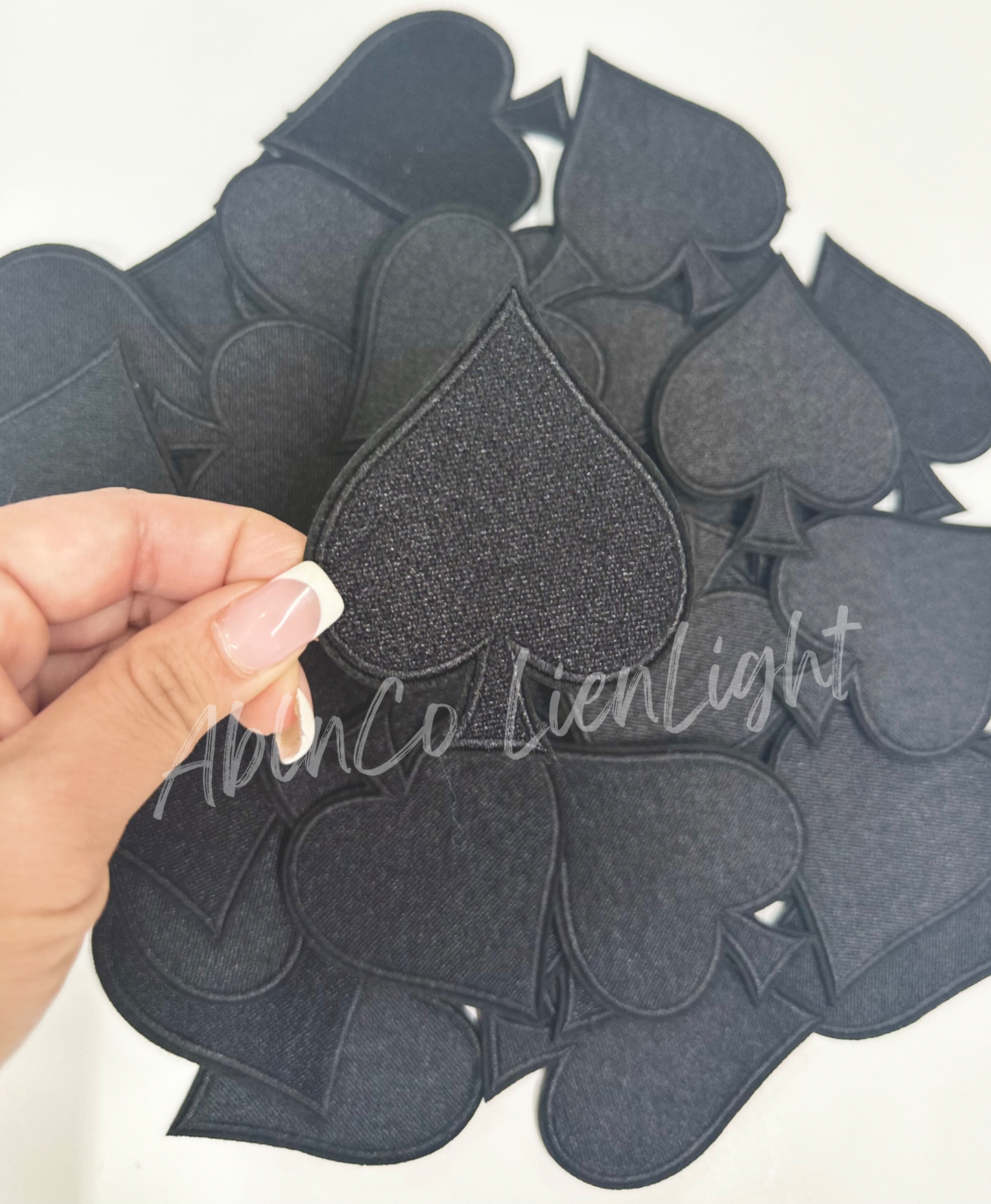 Black Spade Embroidery Patch