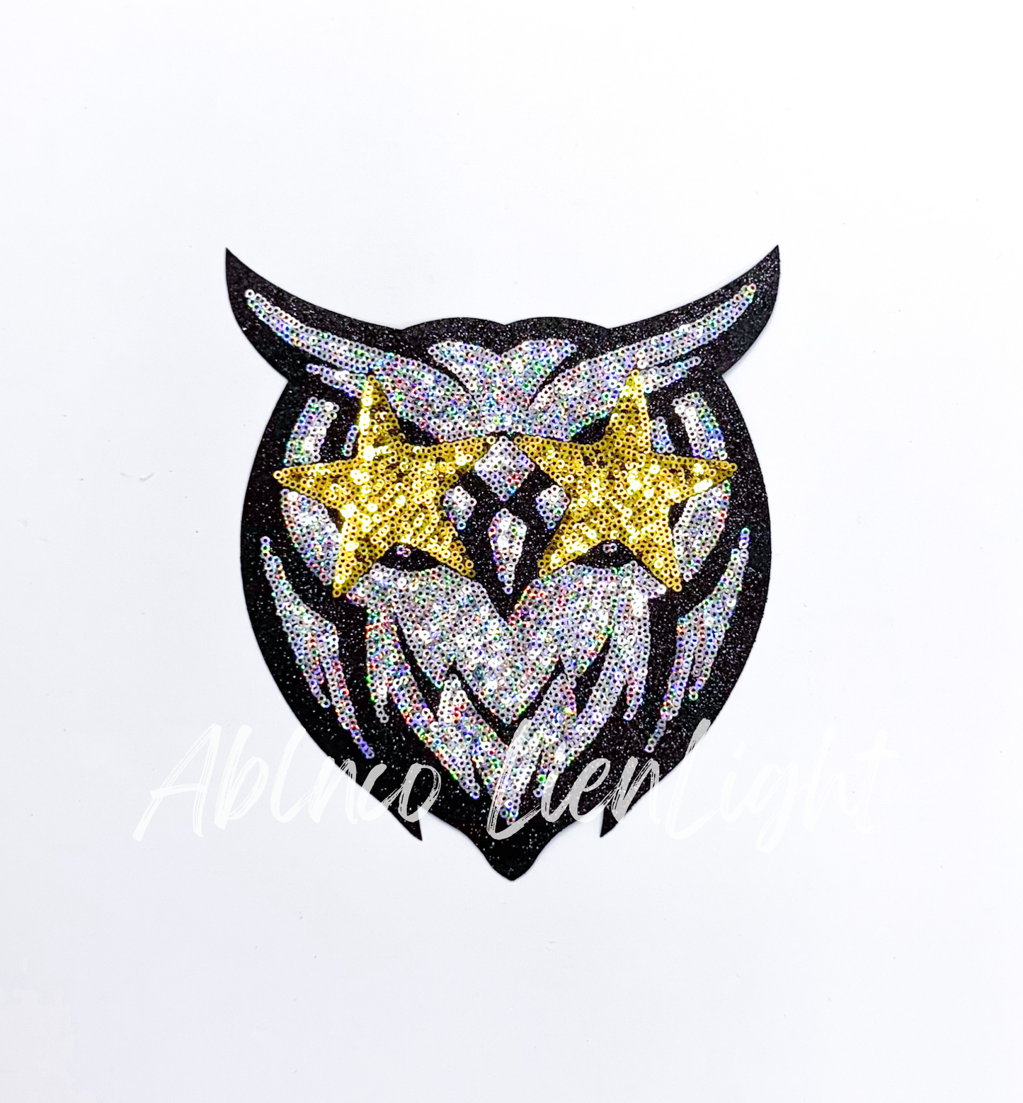 Owl Mascot Gameday Sequin Patch