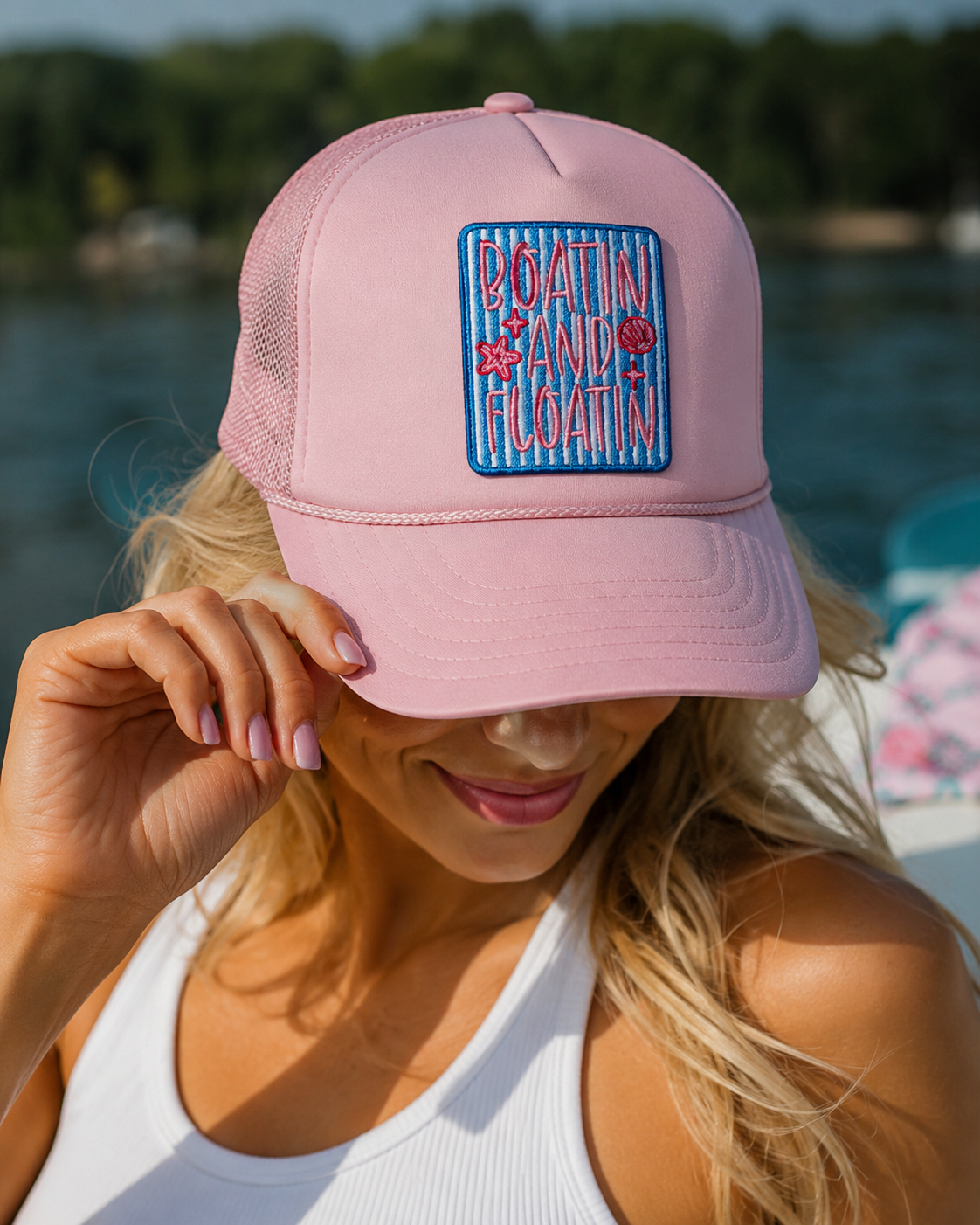Boatin And Floatin Summer Embroidery Patch