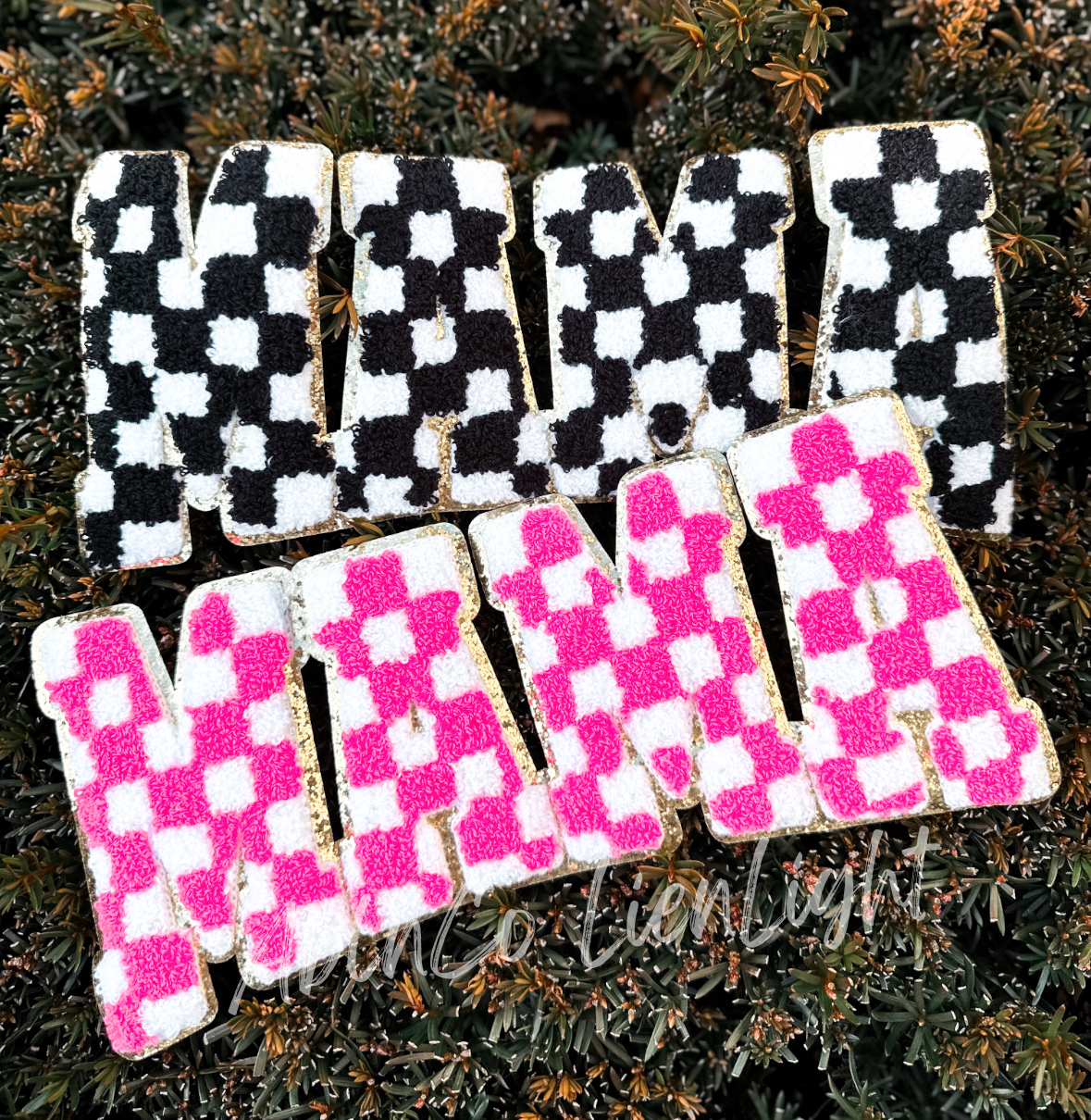 Mama Checkered Patch