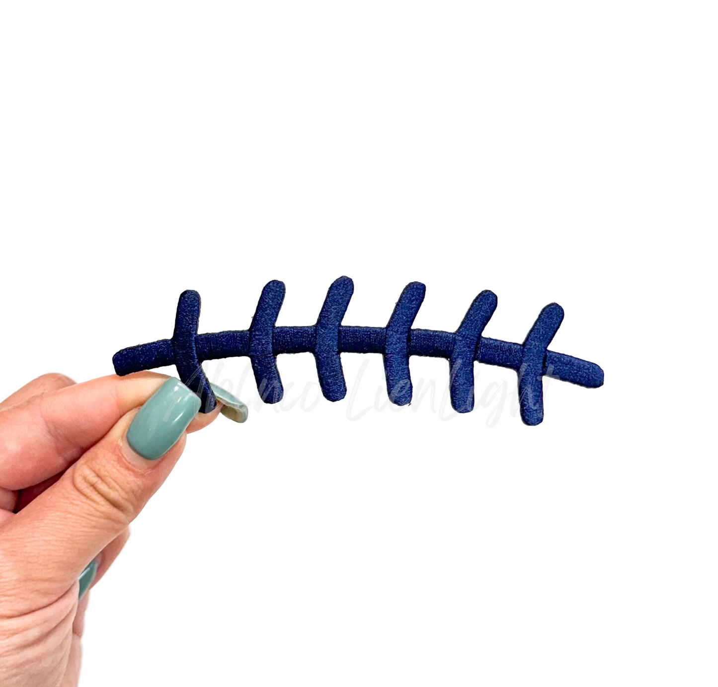 Football Laces Embroidery Patch