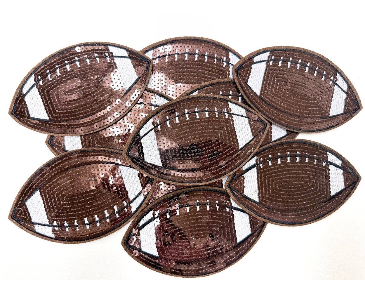 Football Sequins Patch