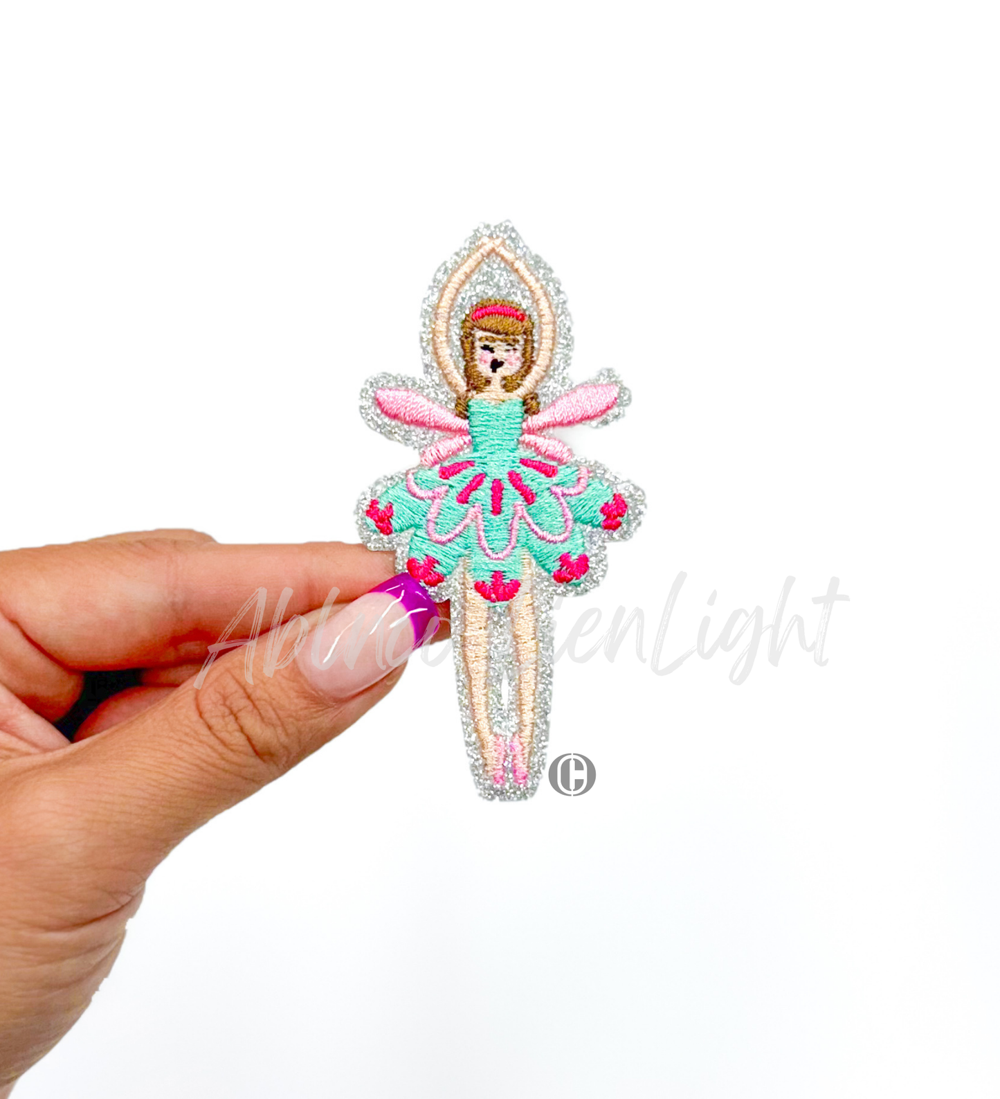 Preppy Nutcracker Ballet Trio©️ Glitter Embroidery Patch