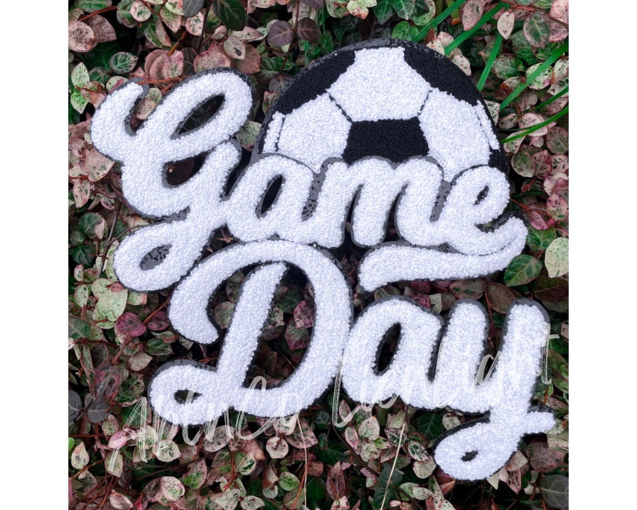 Soccer Game Day White Patch