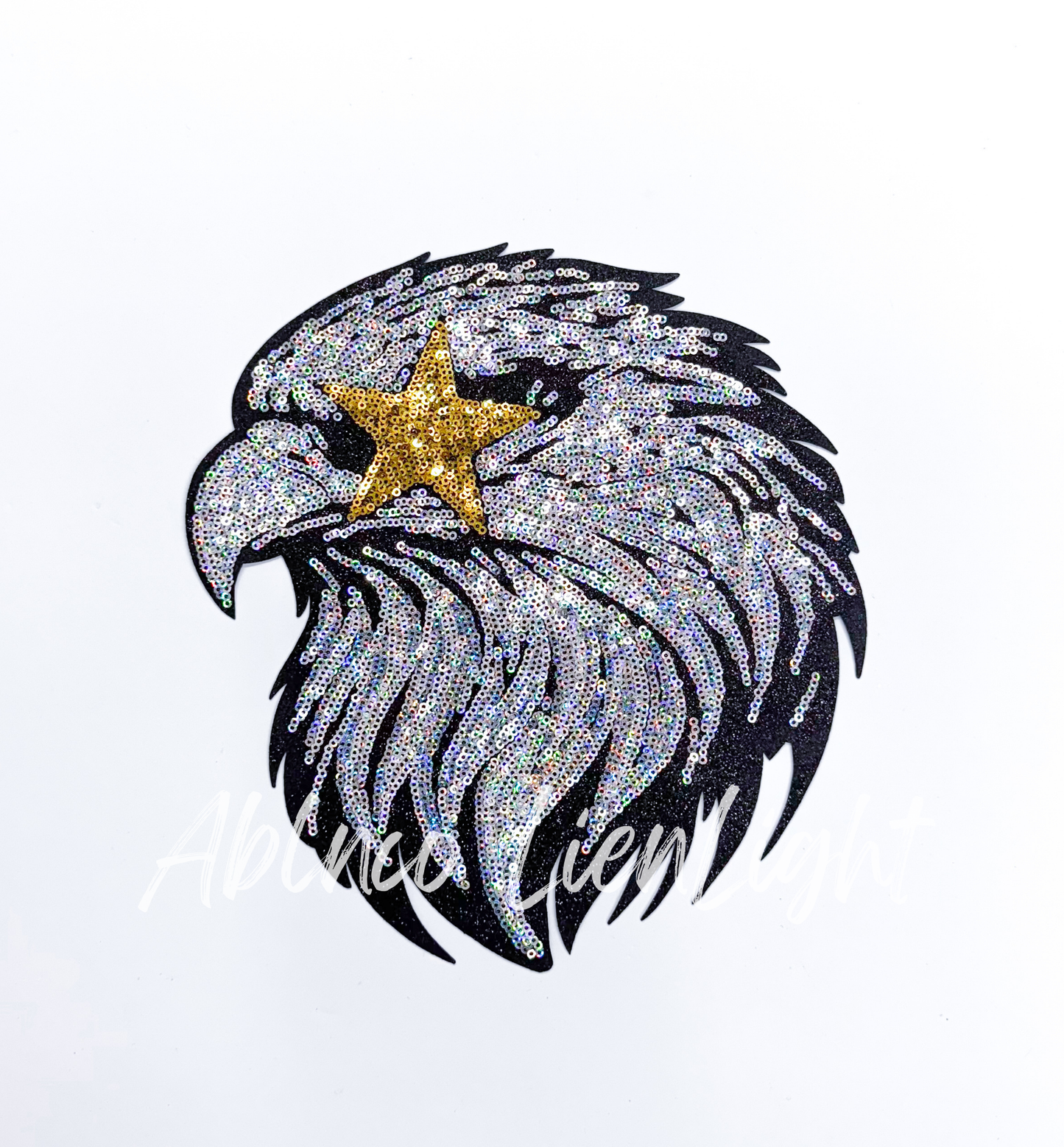 Eagle Mascot Gameday Sequin Patch