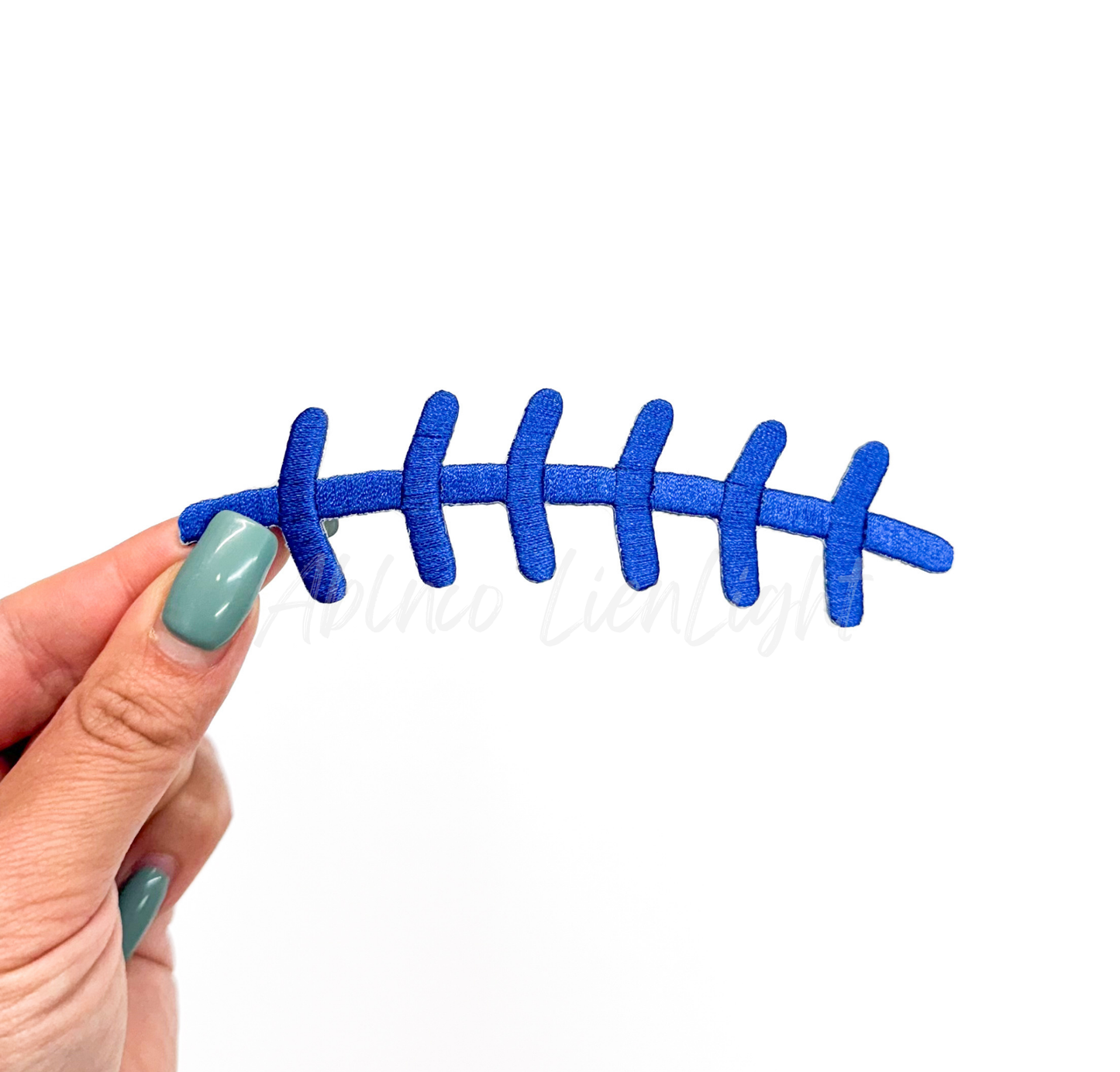 Football Laces Embroidery Patch