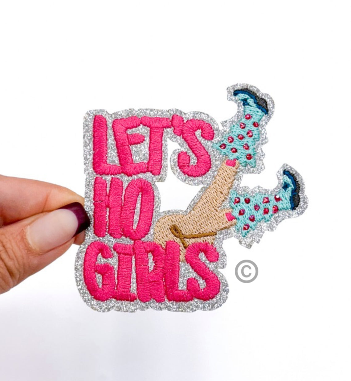 Lets Ho Girls Patch SALE ( inaccurate design patch )