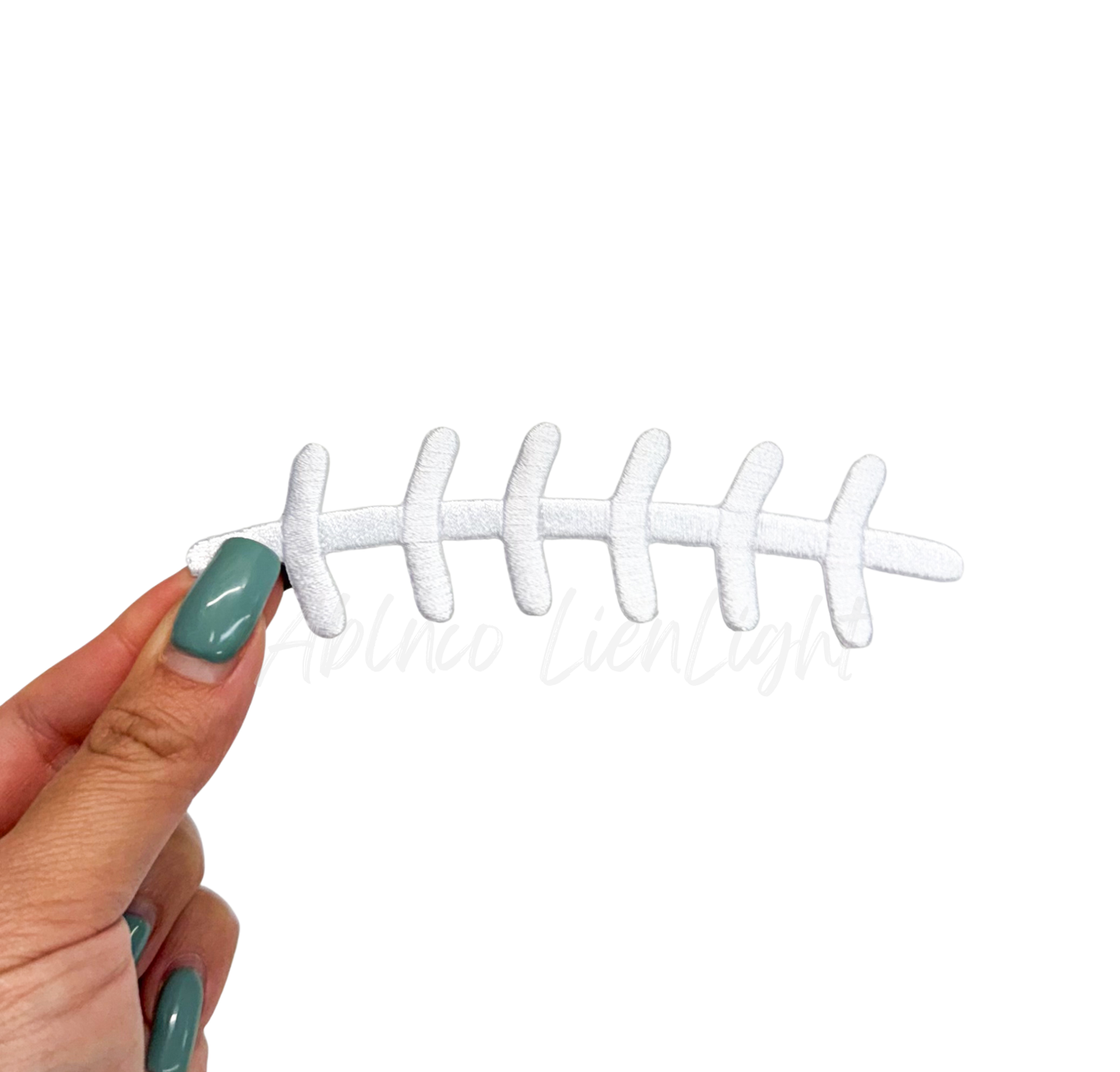Football Laces Embroidery Patch
