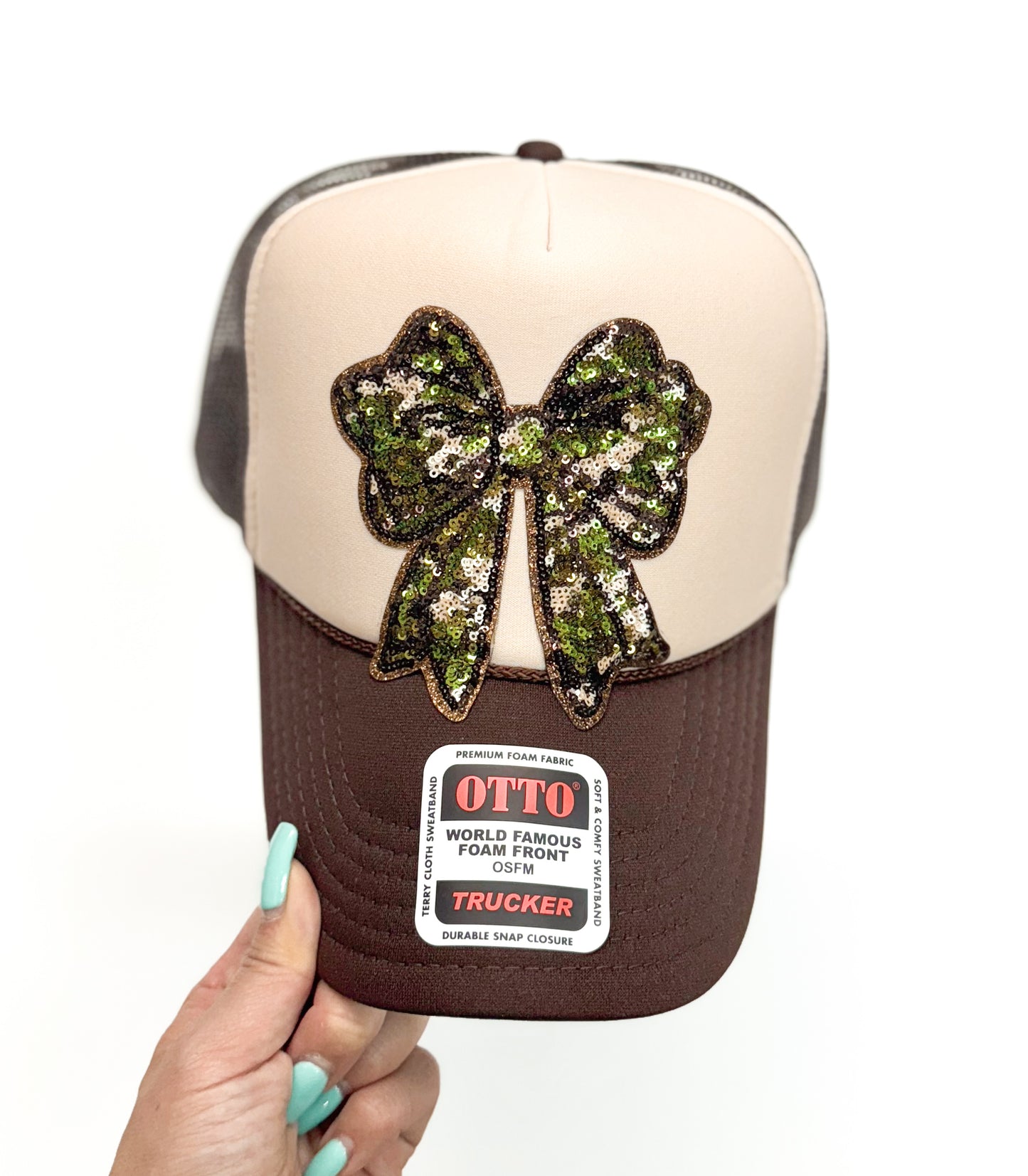 Sequin Camo Bow Hunting Otto Trucker Hat