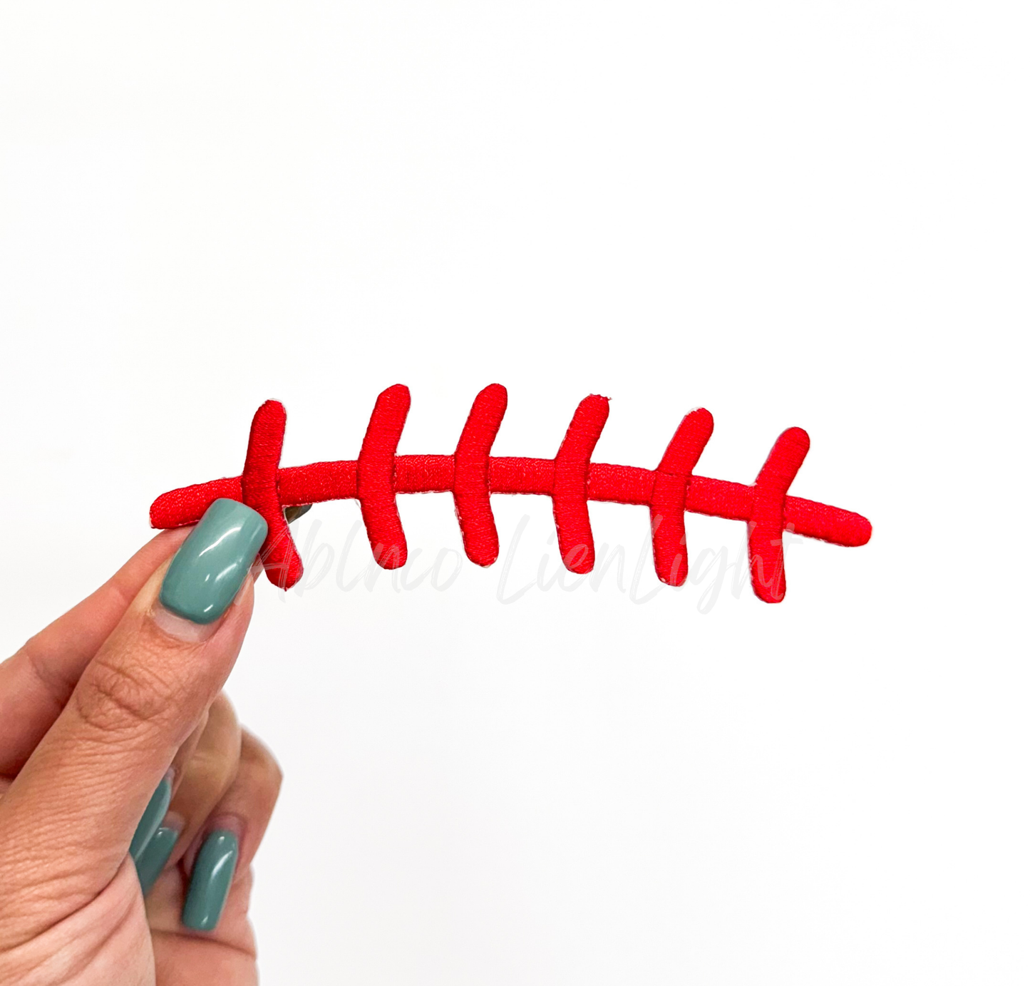 Football Laces Embroidery Patch
