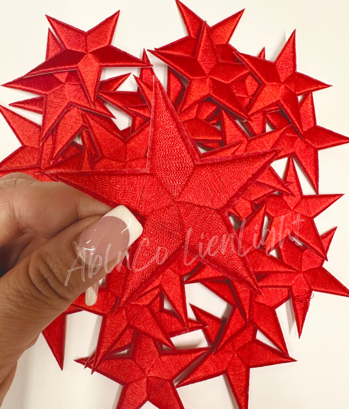 3” Red Star Embroidery Patch