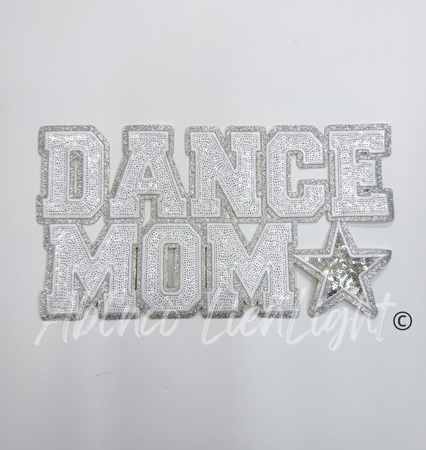 Dance Mom Star Sequins Patch