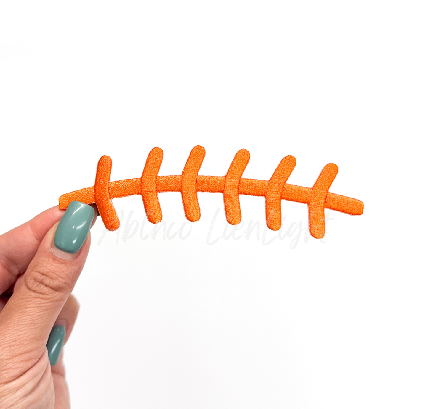 Football Laces Embroidery Patch