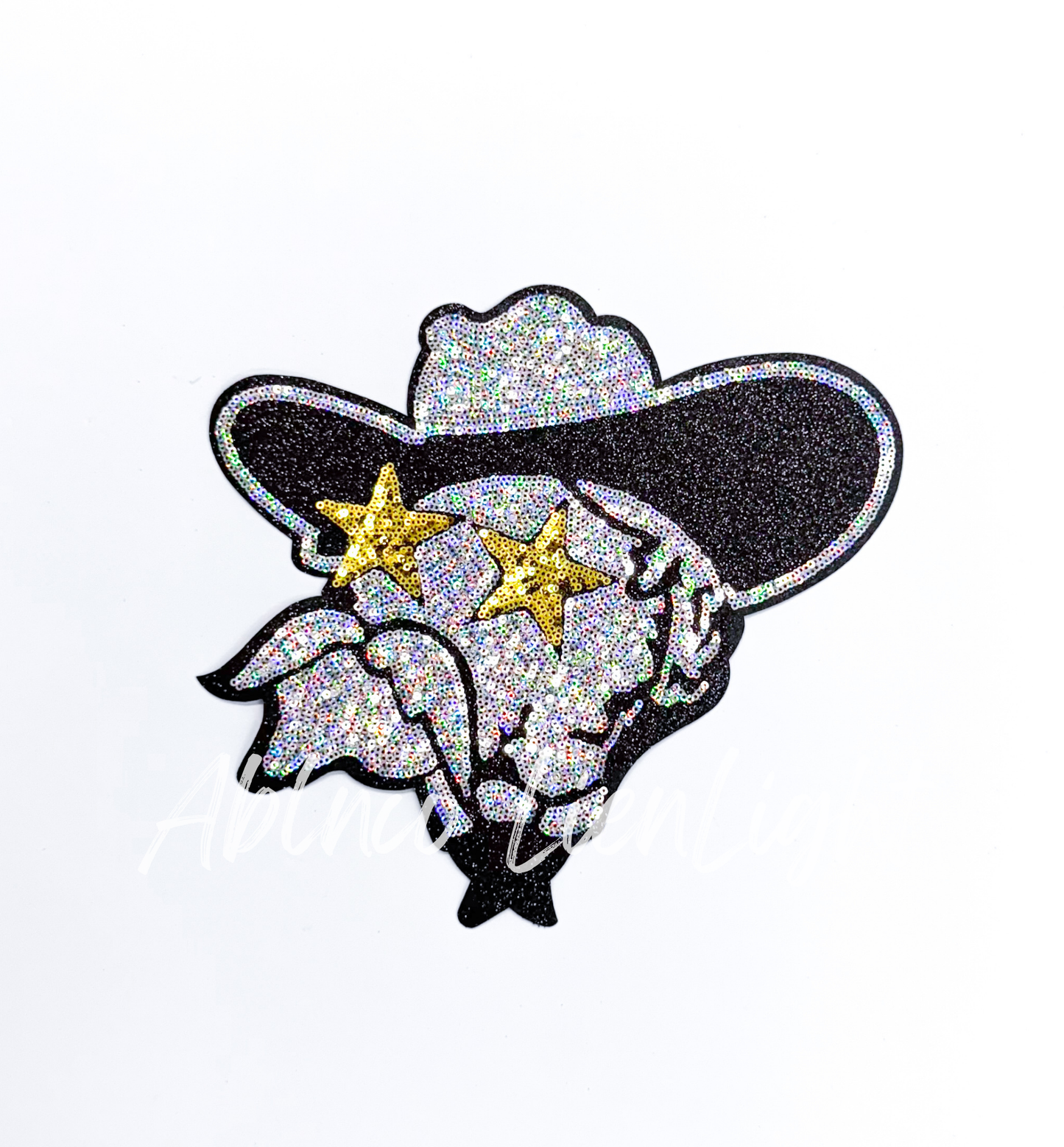 Rebel Mascot Gameday Sequin Patch