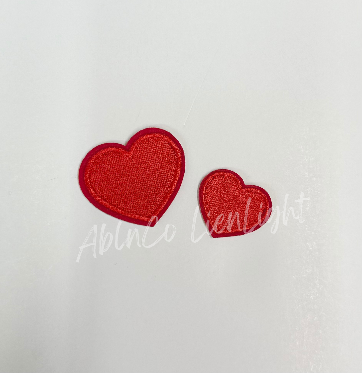 Red Heart Small Embroidery Patch
