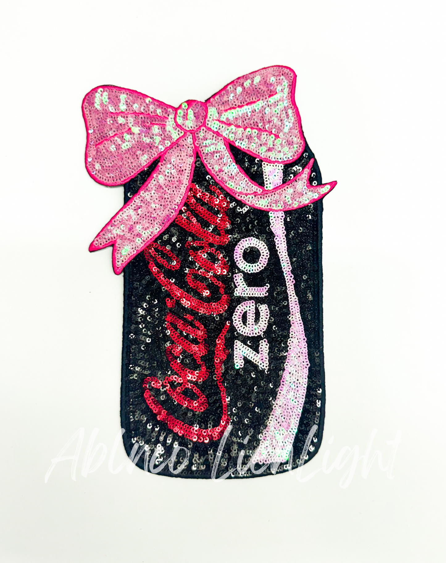Coke Zero Sequins Patch - Large