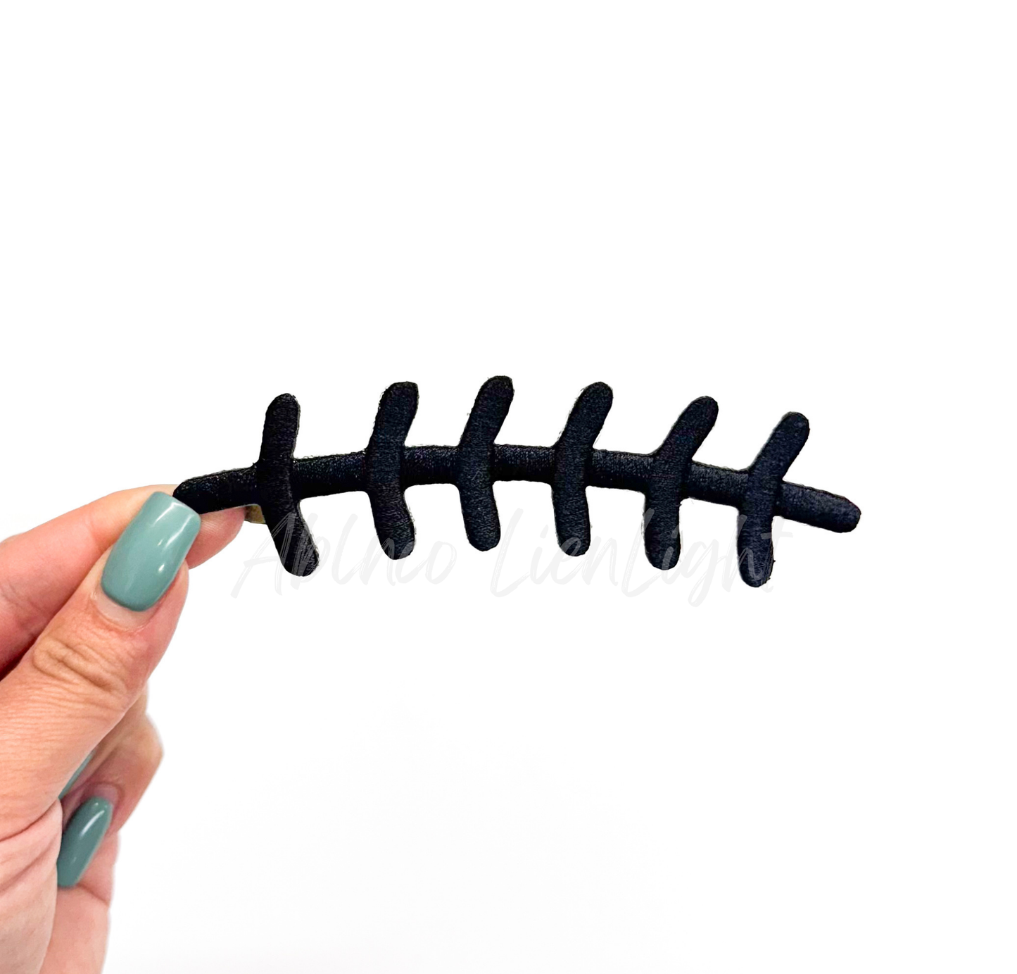 Football Laces Embroidery Patch