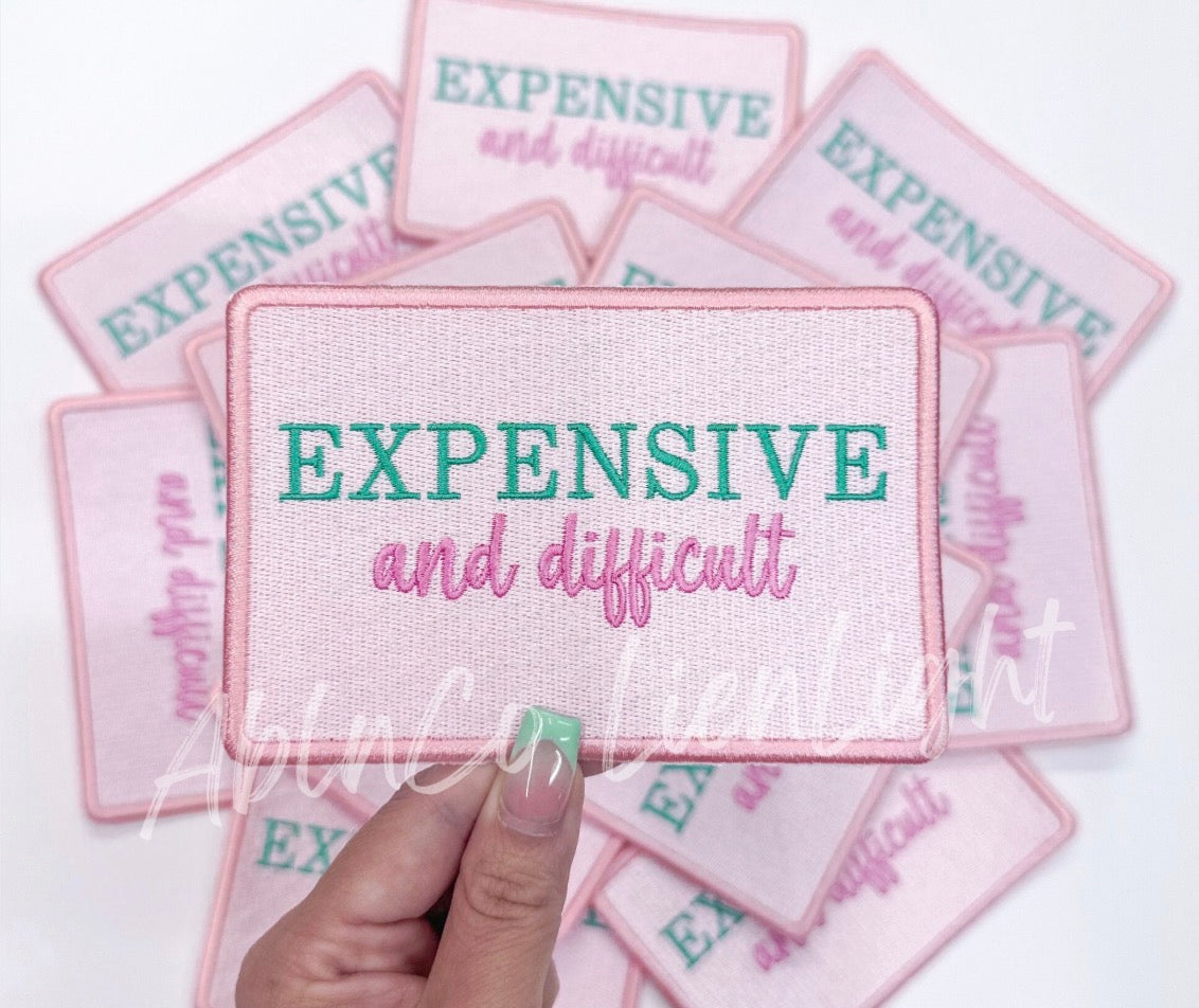 Expensive and Difficult Embroidery Patch