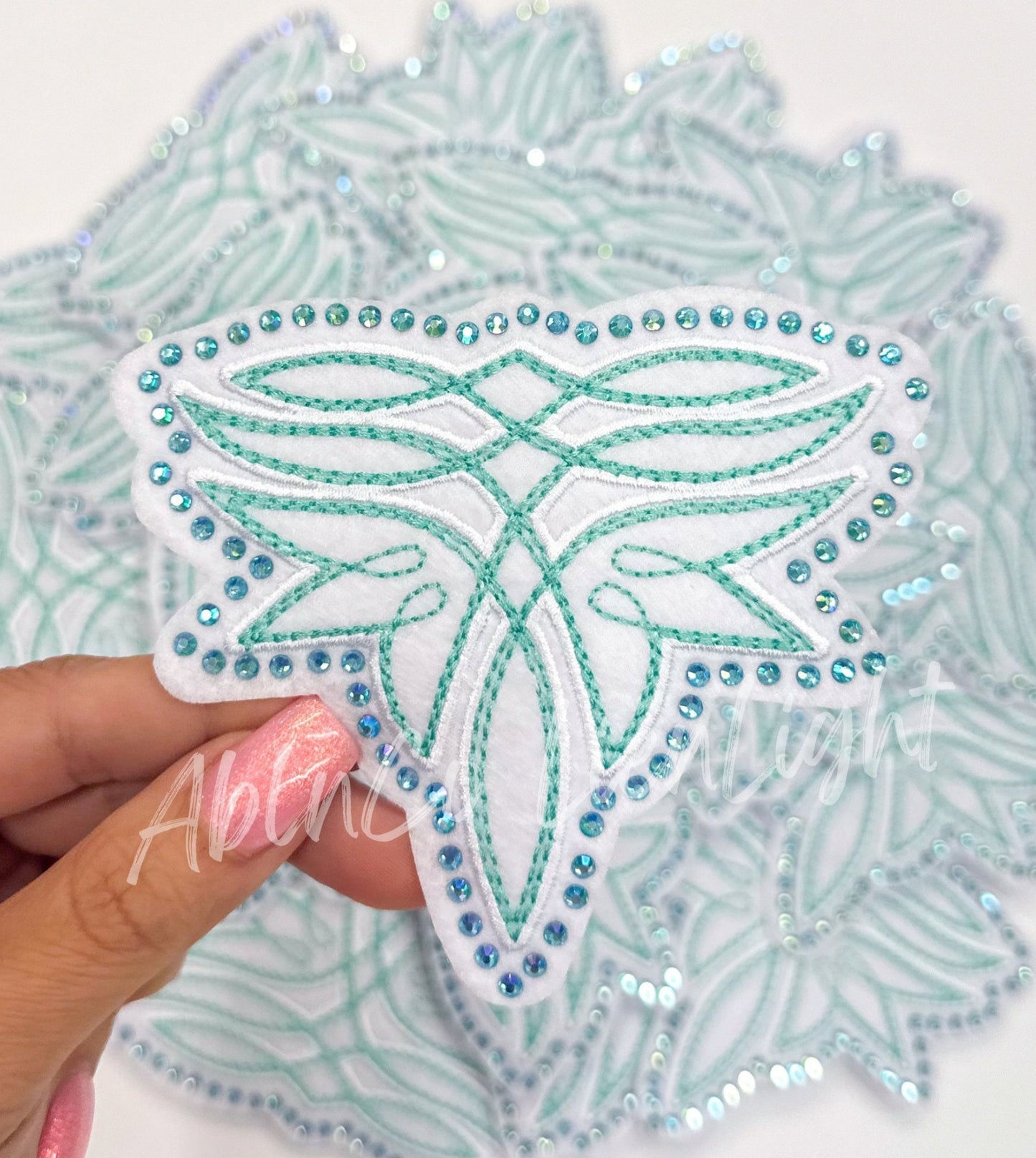 Blue Cowboy Stitch Embroidery Patch