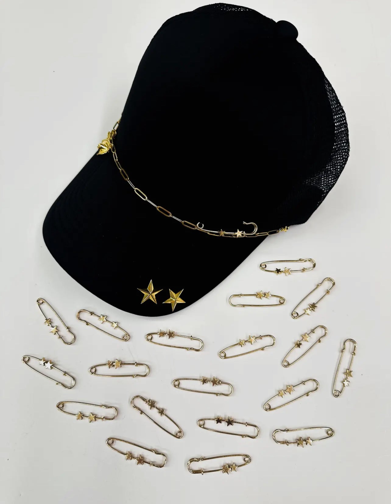 Gold Star Trucker Hat Pin