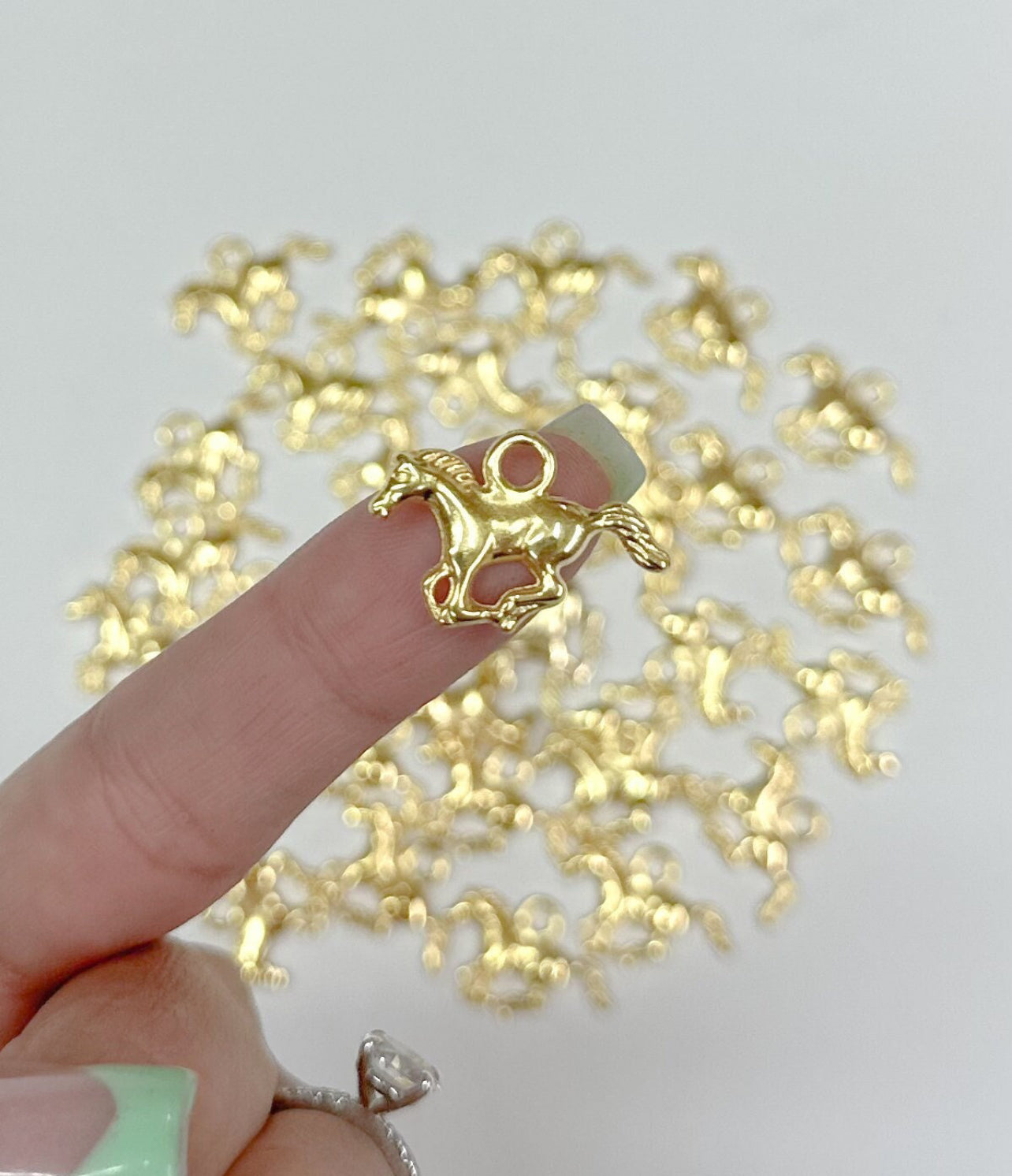 Gold Horse Charm