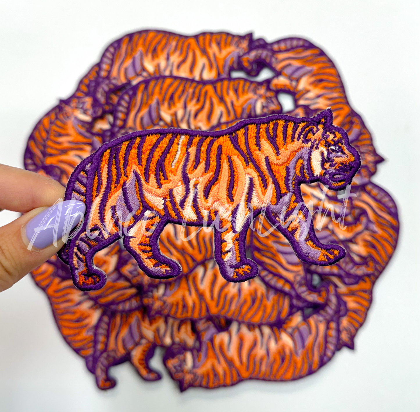 Colorful Tigers Embroidery Hat Patch
