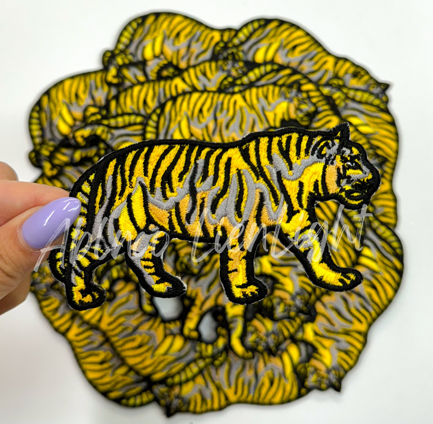 Colorful Tigers Embroidery Hat Patch