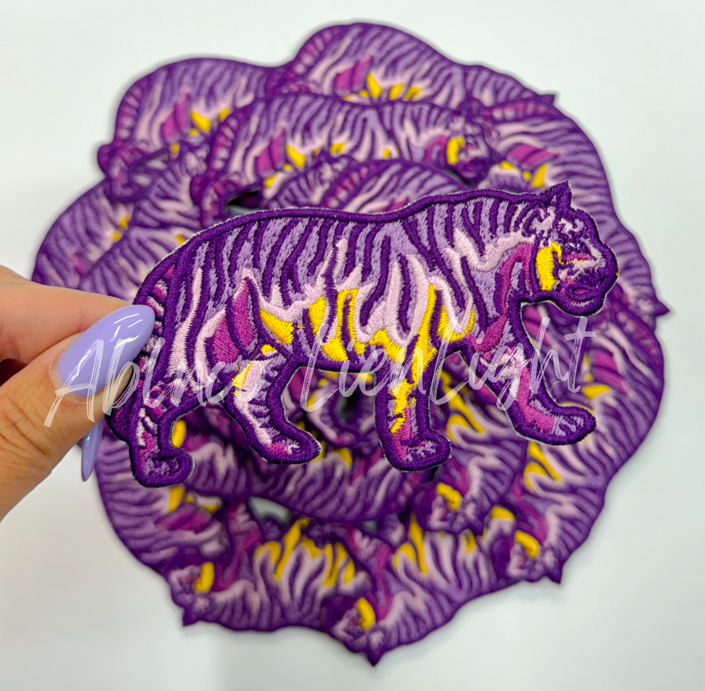 Colorful Tigers Embroidery Hat Patch