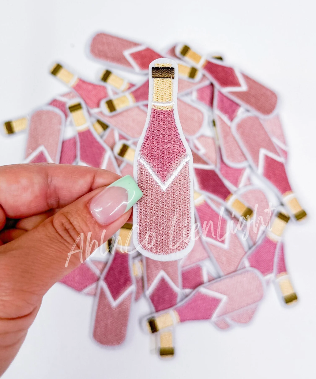 Champagne Embroidery Patch