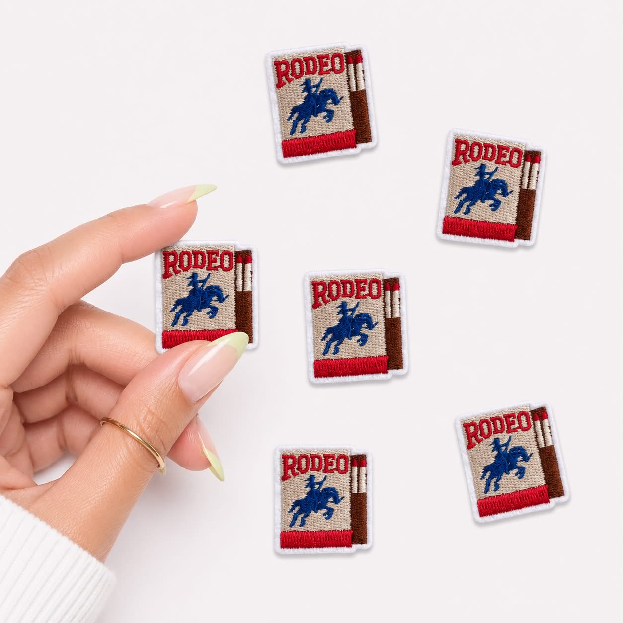 Mini Rodeo Matchbook Embroidered Patch