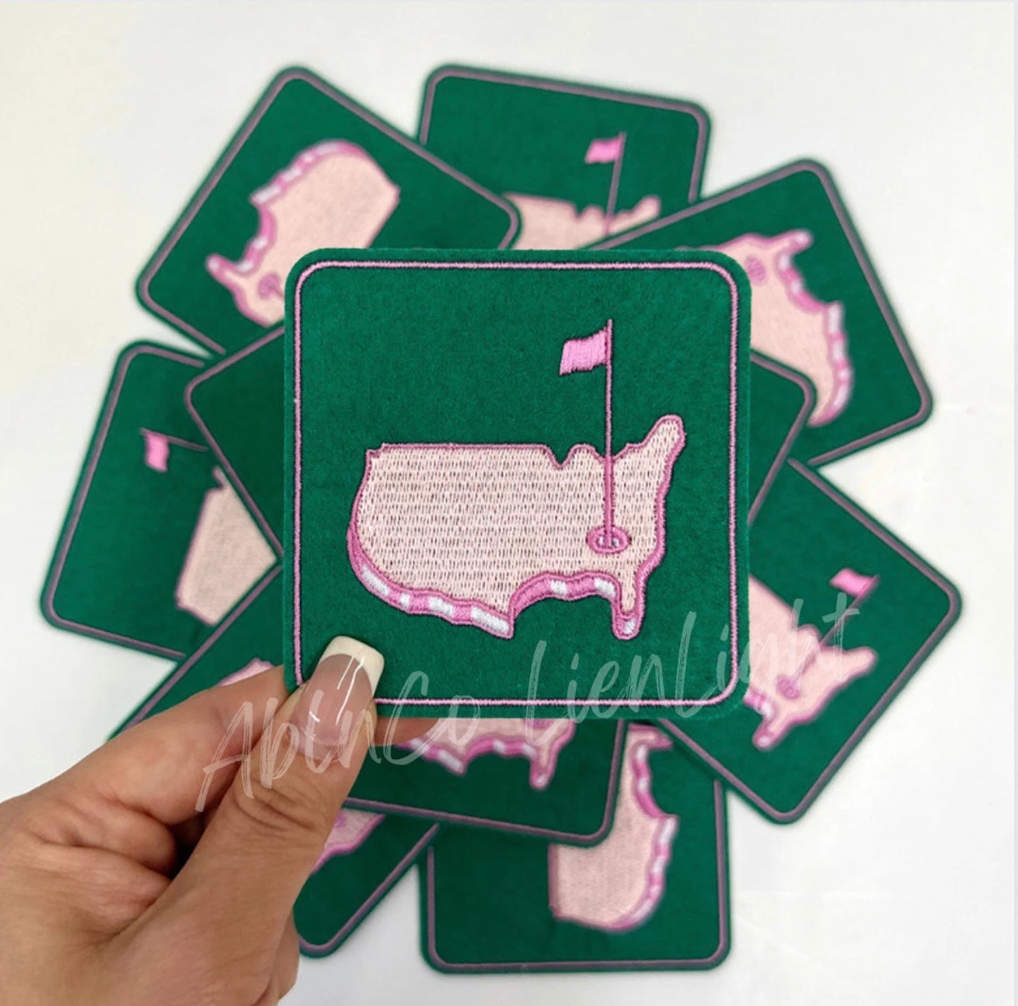 Preppy Georgia Masters Golf Embroidery Patch