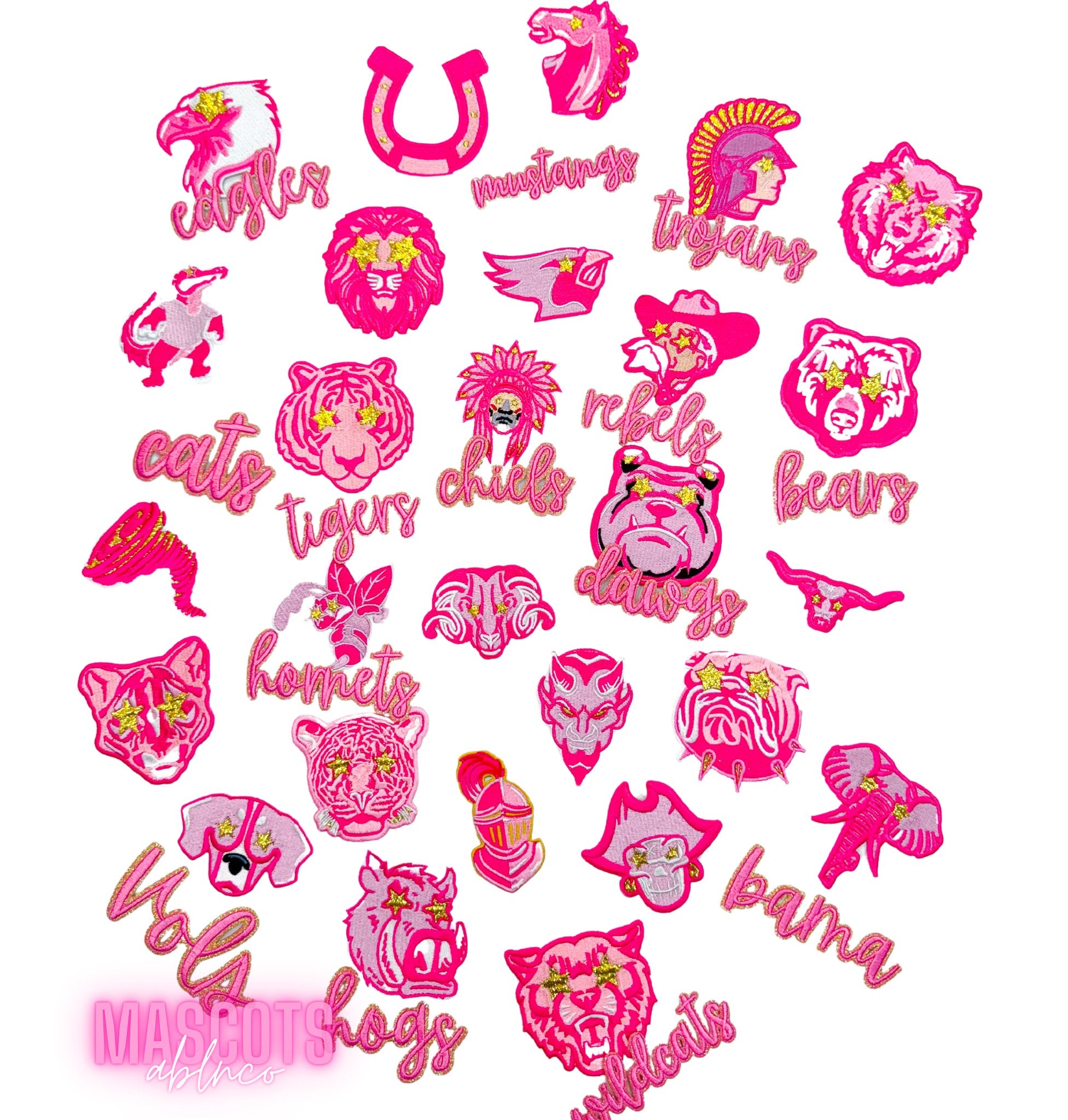 Team Mascots & Script Names Patches – Page 3 – ABLNco