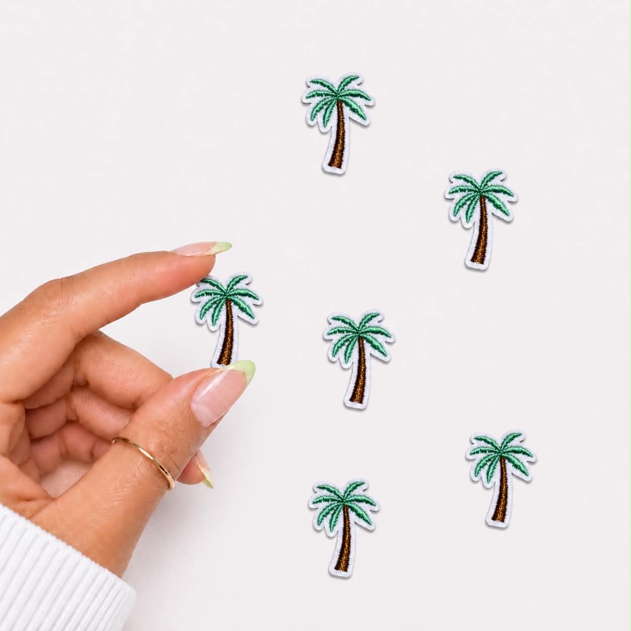 Mini Palm Tree Embroidered Patch