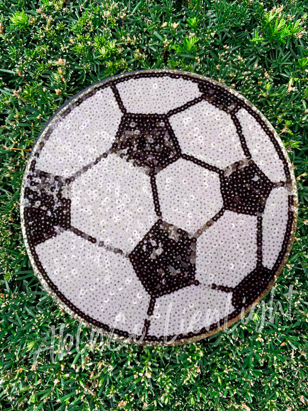 Soccer Sequin Patch - Large