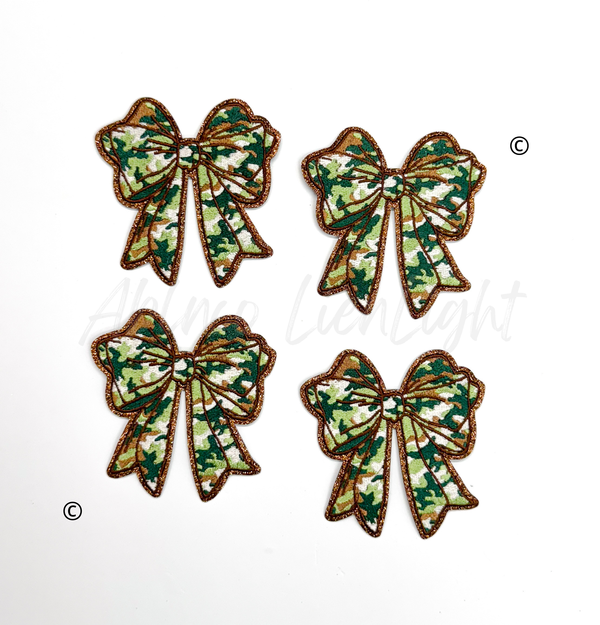 Camo Bow Hunting Embroidery Patch - Small