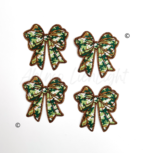 Camo Bow Hunting Embroidery Patch - Small